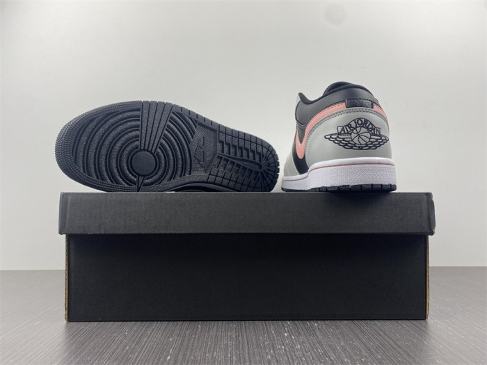 air jordan 1 low black grey pink 553558-062