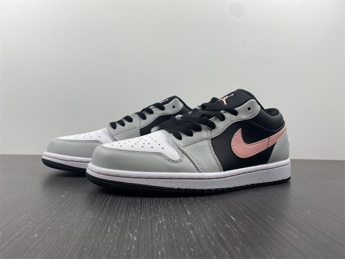 air jordan 1 low black grey pink 553558-062