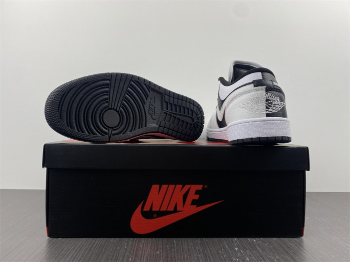 air jordan 1 low homage split white black dr0502-101