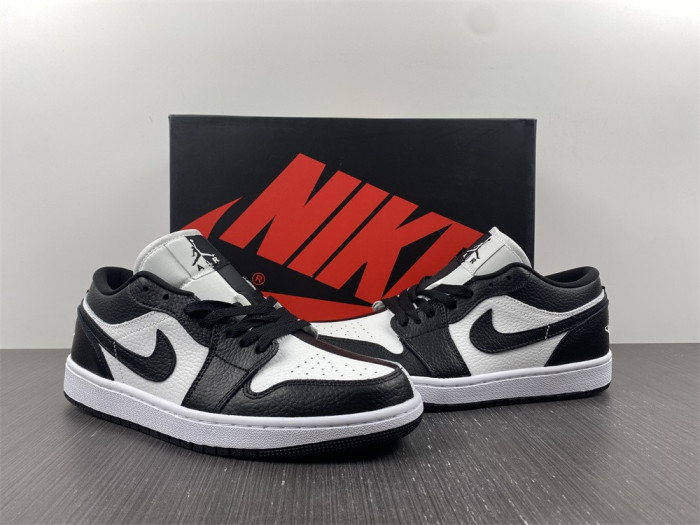 air jordan 1 low homage split white black dr0502-101