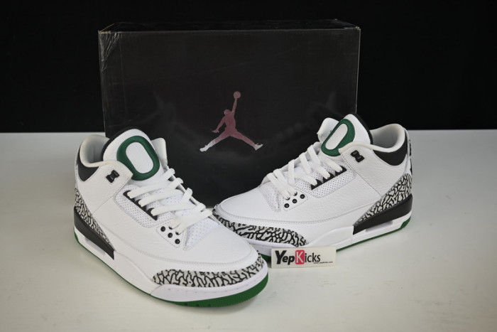 air jordan 3 oregon ducks pit crew white 594282233