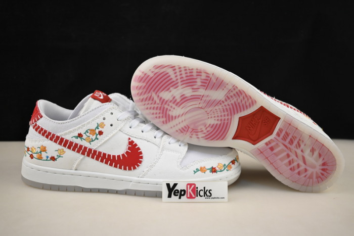 nike sb dunk low decon n7 opti yellow university red fd6951-700