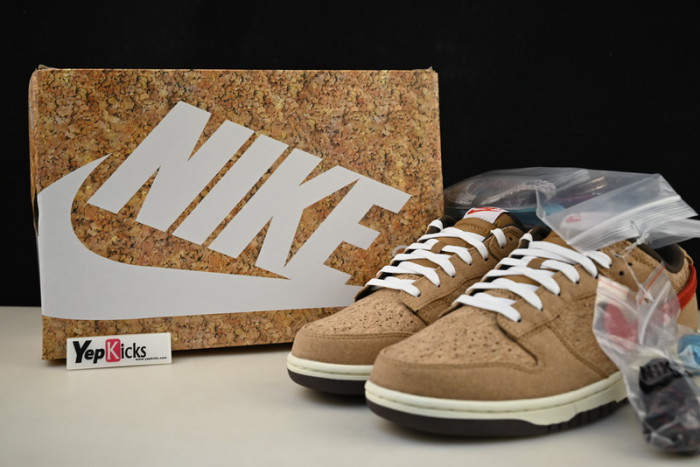 nike dunk low sp clot cork fn0317-121