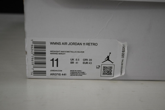 air jordan 11 retro midnight navy ar0715-441