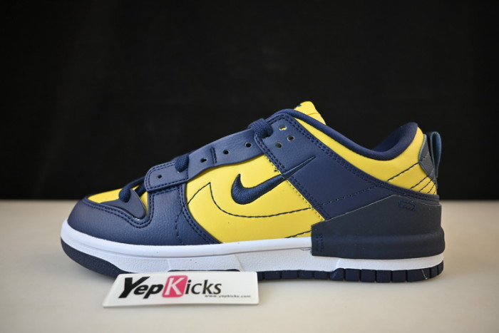 nike dunk low disrupt 2 “michigan” dv4024-400 dv4024-400