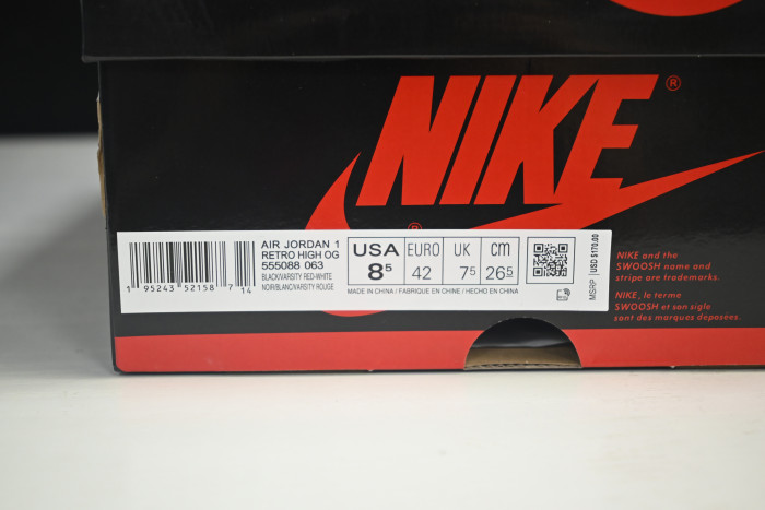 air jordan 1 high og “bred patent” 555088-063