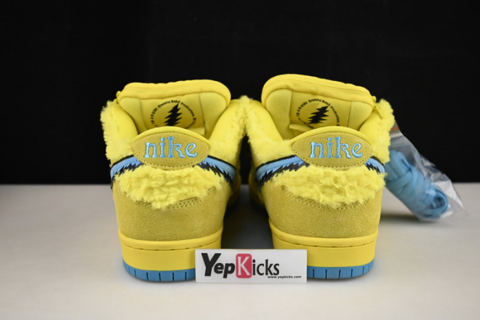 grateful dead x nike sb dunk low“ yellow bear” cj5378-700