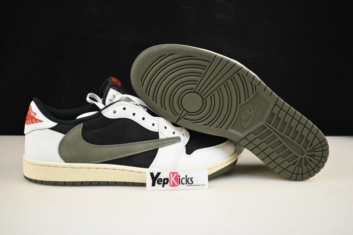 travis scott x air jordan 1 low og olive dz4137-106