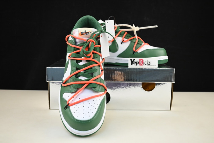 nike dunk low ow pine green ct0856-100