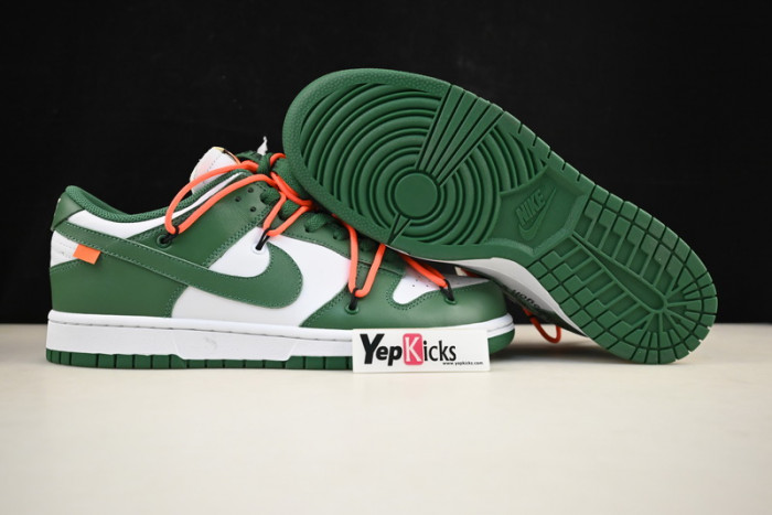 nike dunk low ow pine green ct0856-100