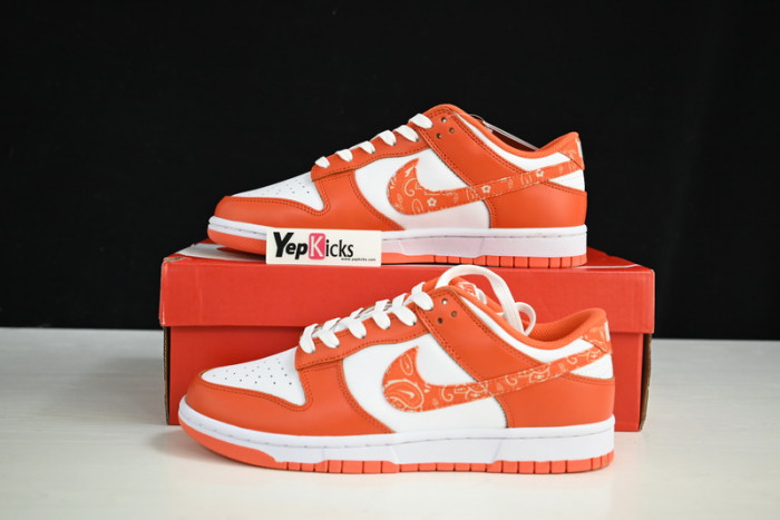 nike dunk low essential paisley pack orange dh4401-103