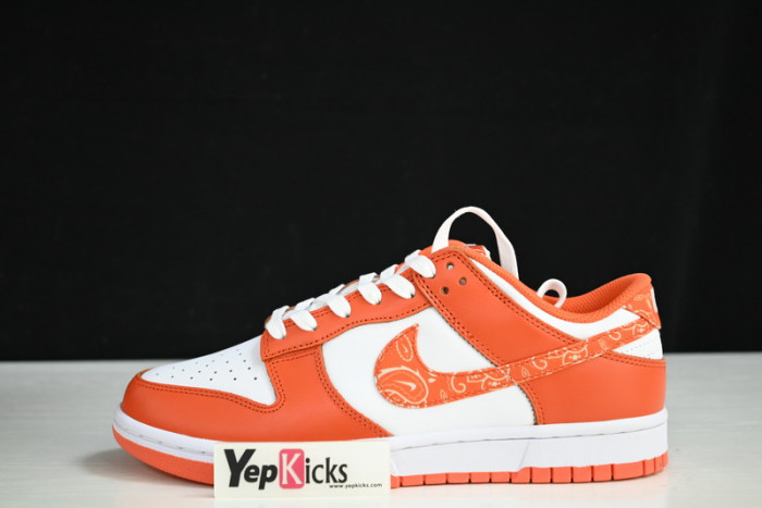 nike dunk low essential paisley pack orange dh4401-103