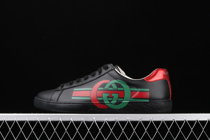 g*u*i low-top sneaker black e1245