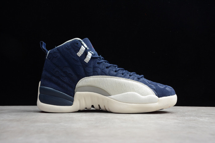air jordan 12 retro international flight blue white bv8016-445