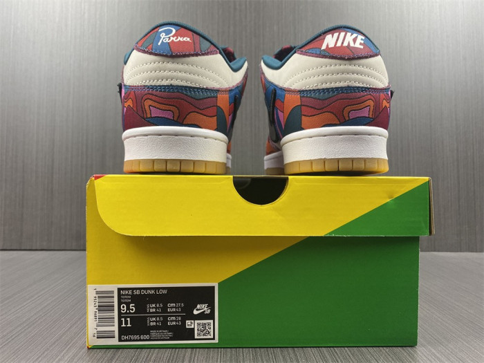 nike sb dunk low pro parra abstract art dh7695-600