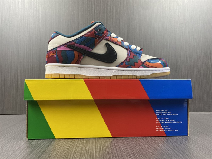 nike sb dunk low pro parra abstract art dh7695-600