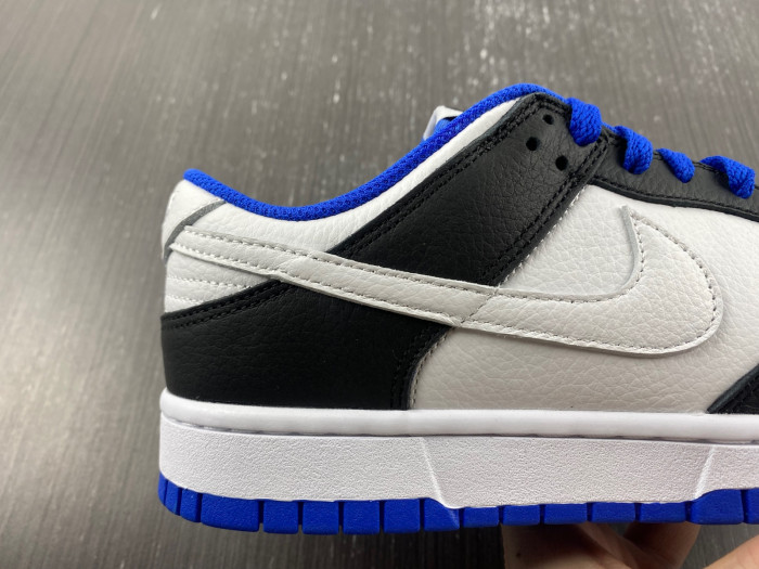 nike dunk low white black royal fd9064-110