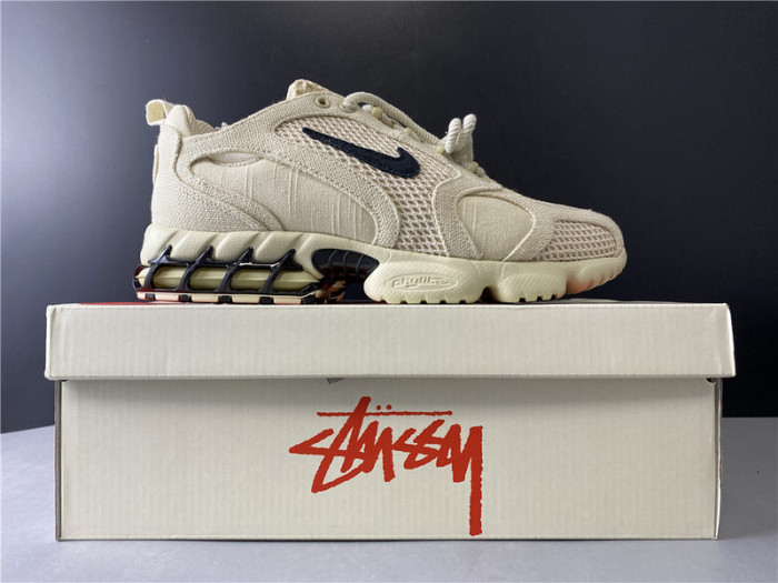 stussy x air zoom spiridon caged cq5486-200