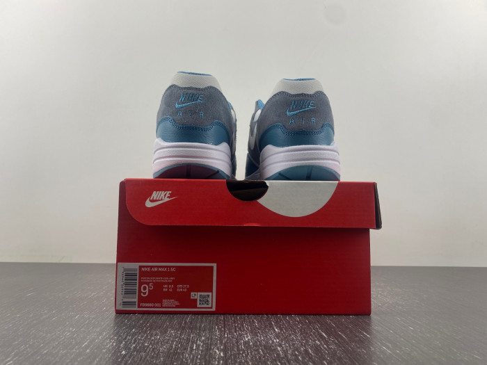 nike air max 1 sc “noise aqua” fb9660-001
