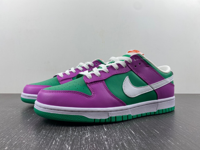 nike dunk low stadium green fuchsia fd9924-311