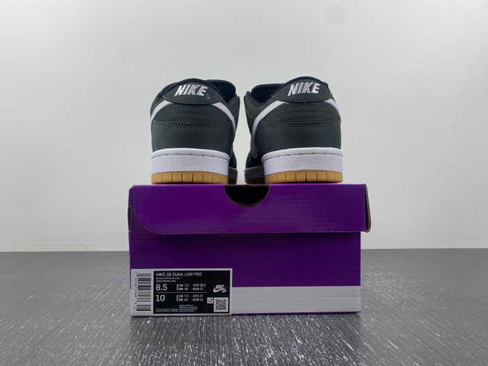 nike sb dunk low pro black gum cd2563-006