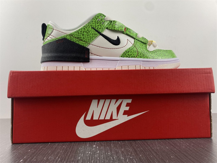 nike dunk low disrupt 2 snakeskin green dv1491-101
