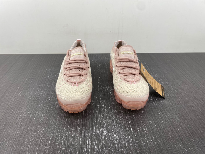 nike air vapormax 2023 flyknit oatmeal pearl pink dv6840-100
