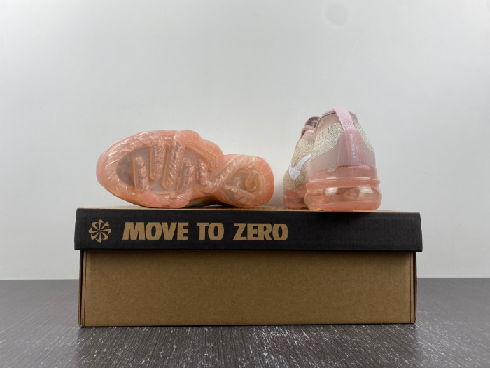 nike air vapormax 2023 flyknit oatmeal pearl pink dv6840-100