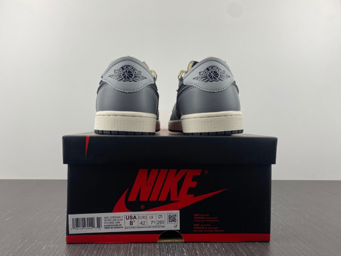 air jordan 1 low black smoke grey dv0982-006