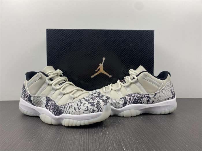 jordan 11 retro low snake light bone cd6846-002