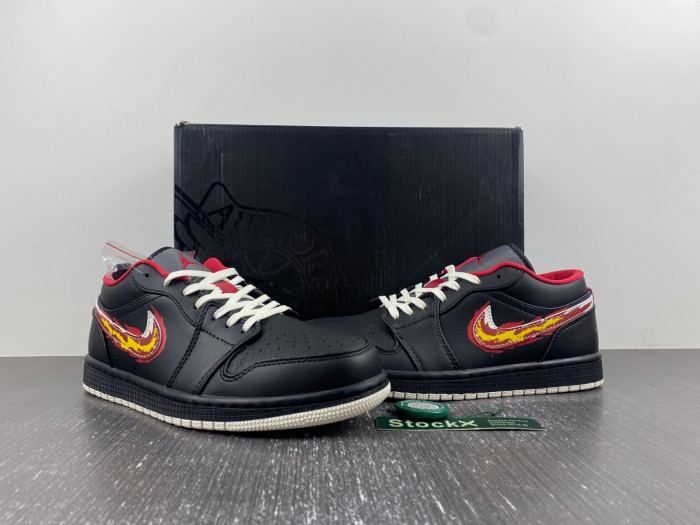 air jordan 1 low se just skate black fj7073-010