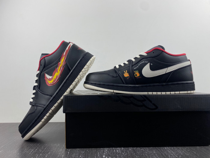 air jordan 1 low se just skate black fj7073-010
