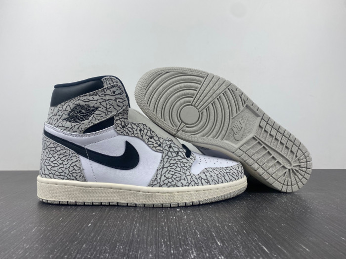 air jordan 1 high og “white cement” dz5485-052