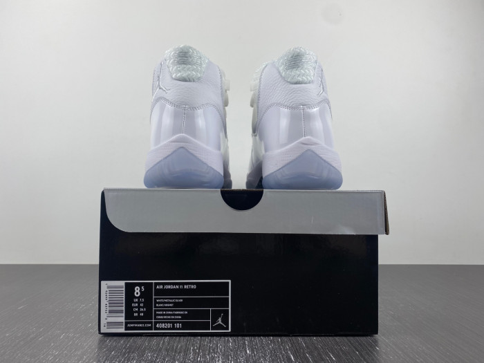jordan 11 retro silver anniversary sneakers