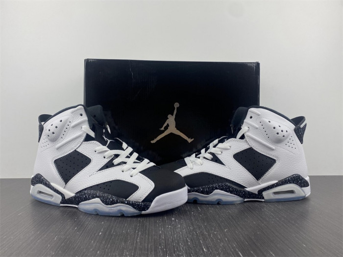air jordan 6 retro "oreo" 384664-101