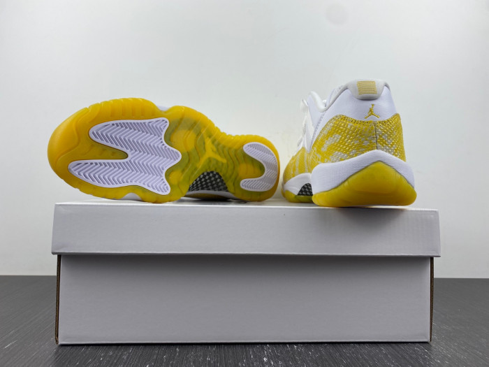 air jordan 11 low “yellow snakeskin” ah7860-107
