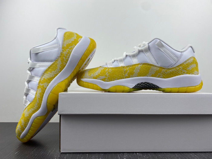 air jordan 11 low “yellow snakeskin” ah7860-107
