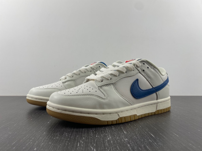 nike dunk low se sail dark marina blue dx3198-133
