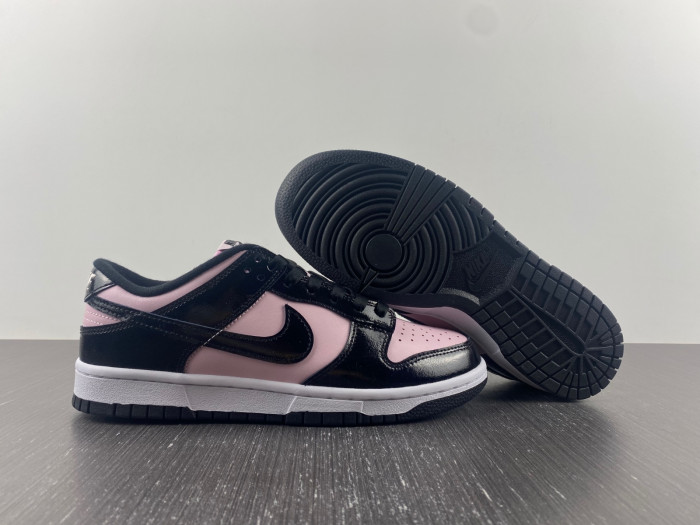 nike dunk low pink foam black dj9955-600