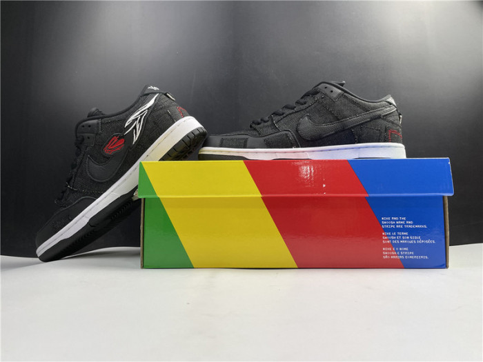 wasted youth × nike dunk sb low “black” dd8386-001