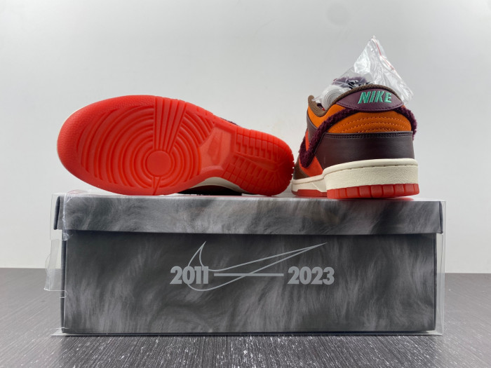 nike dunk low year of the rabbit light crimson fd4203-661