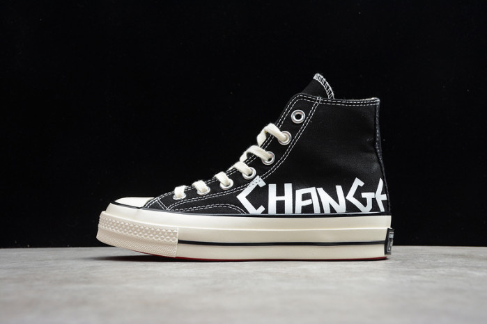 converse chuck taylor 70s high top black/black/white c0010