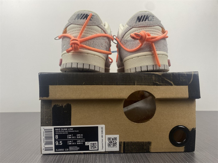 nike dunk low ow lot 19 dj0950-119