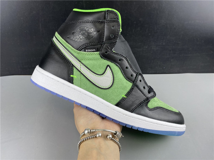 air jordan 1 high zoom “rage green” ck6637-002