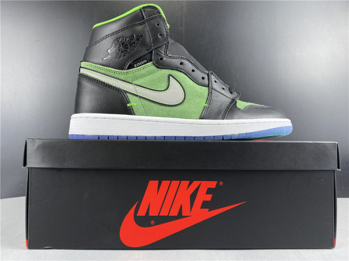 air jordan 1 high zoom “rage green” ck6637-002