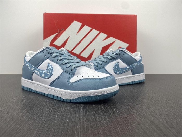 nike dunk low “blue paisley” dh4401-101