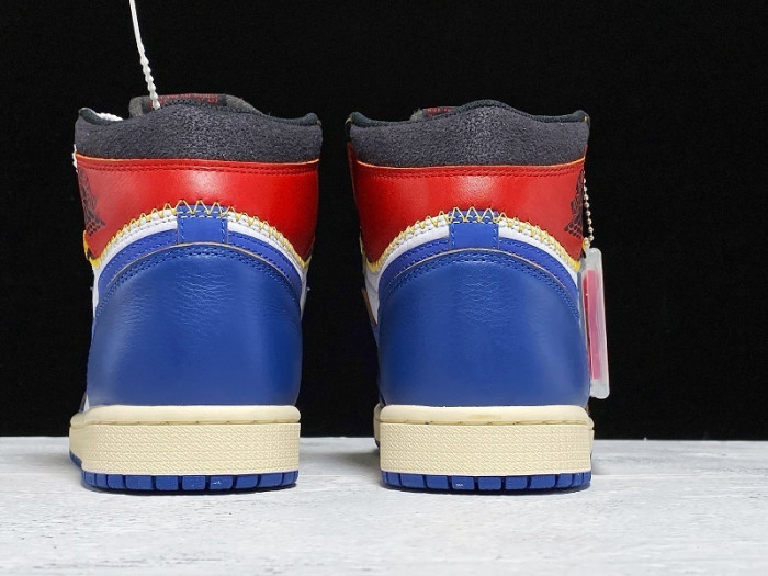 union x jordan 1 retro high los angeles blue toe bv1300-146