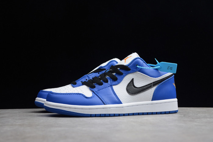 jordan 1 low hyper royal orange peel 553558-401