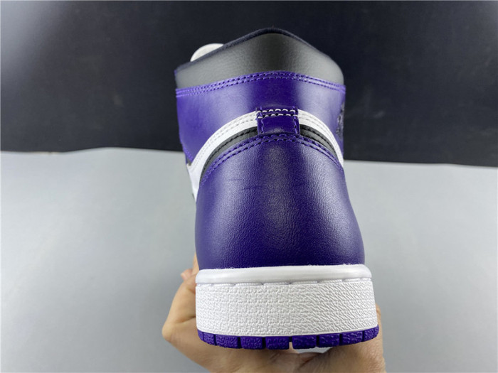 air jordan 1 retro high court purple white 555088-500