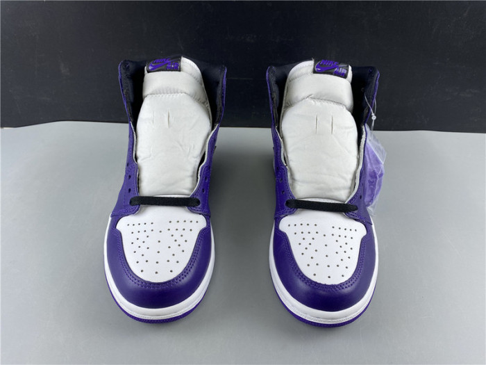 air jordan 1 retro high court purple white 555088-500